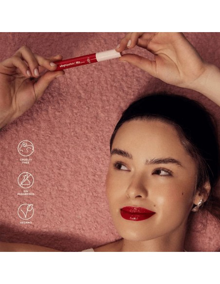 Cher Dieciocho Makeup Vinyl Lipstick 3 Wild Rose