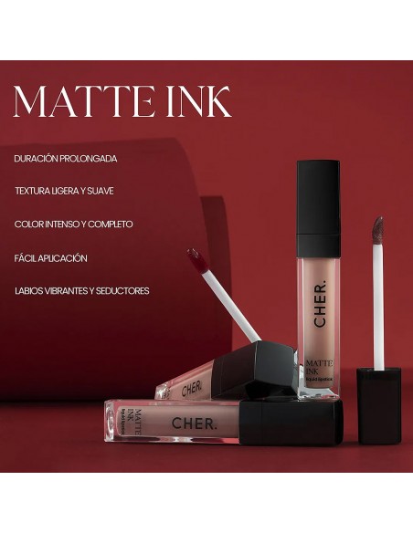 Cher Matte Ink Liq.Lipstick 01