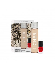 Cher Set Body Splash Original 100 ml + Esmalte Rojo